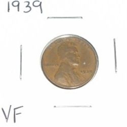 1939 Lincoln Penny *VERY FINE GRADE*!!