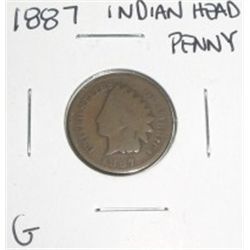 1887 Indian Head Penny *GOOD GRADE*!!!