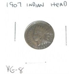 1907 Indian Head Penny *VERY GOOD-8 GRADE*!!