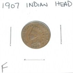 1907 Indian Head Penny *FINE GRADE*!!