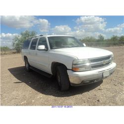 2001 - CHEVROLET SUBURBAN 1500