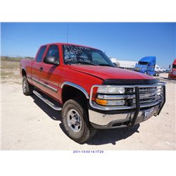 2001 - CHEVROLET SILVERADO 1500