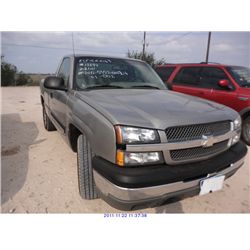 2003 - CHEVROLET SILVERADO