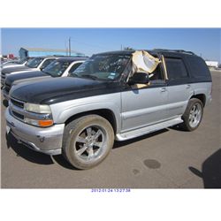 2001 - CHEVROLET TAHOE