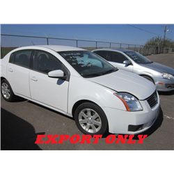 2009 - NISSAN SENTRA***EXPORT ONLY***
