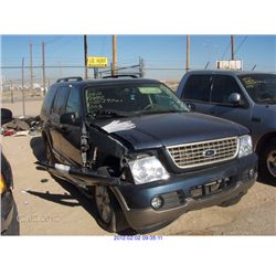 2003 - FORD EXPLORER *FORFEIT*