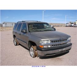 2001 - CHEVROLET TAHOE