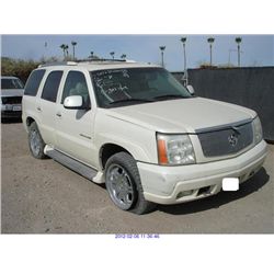 2002 - CADILLAC ESCALADE