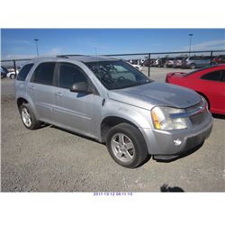 2005 - CHEVROLET EQUINOX***SALVAGE TITLE***
