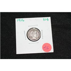 1916 Barber Dime