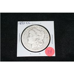 1891-CC Carson City Silver Morgan Dollar