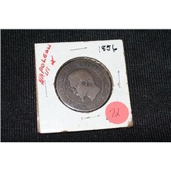 1856-B Napolean III Dix Centimes