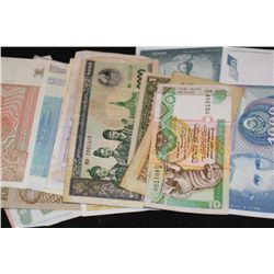 Foreign Bank Notes various dates & conditions, lot of 20