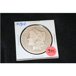 1879-S Silver Morgan one dollar