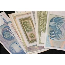 Foreign Bank Notes, various dates, conditions & denominations, lot of 20