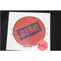 Austin Aqua Festival Beer Wooden nickel