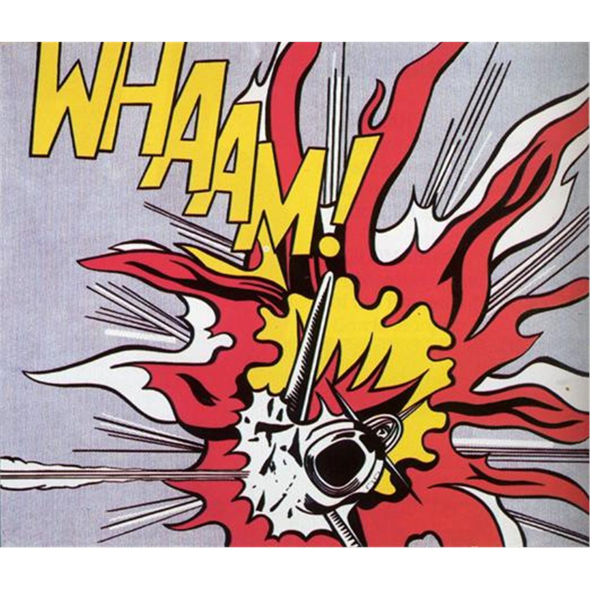 Roy Lichtenstein Whaam diptych 1963 roy-lichtenstein-whaam-diptych-1963
