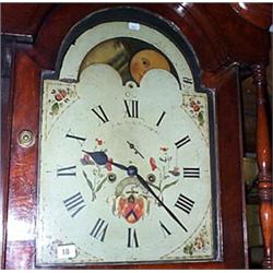 A George III 30 Hour Oak Longcase Clock wi...