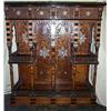* An 'Anglo Indian' Walnut, Ebonised and P...
