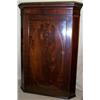 Image 1 : A George III Mahogany Corner Cupboard with...