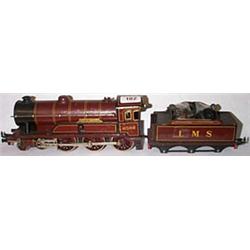 * A Bing 4-6-0 Clockwork L.M.S. Locomotive...