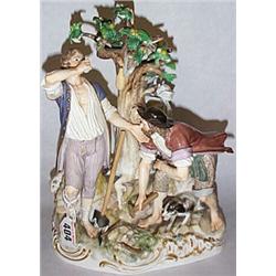 * A Meissen Porcelain Figure Group (a/f) *...