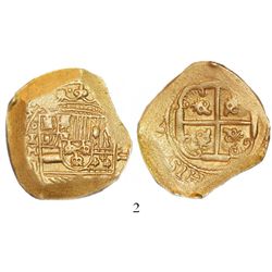 Mexico City, Mexico, cob 8 escudos, Philip V, assayer J (style of 1711-12), from the 1715 Fleet, ex-