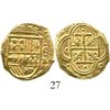Image 1 : Cartagena, Colombia, cob 2 escudos, (1630)E, rare. S-C7; KM-4.6; CT-133. 6.7 grams. Choice and lustr