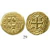 Image 1 : Bogota, Colombia, cob 4 escudos, Ferdinand VI, assayer S, style of 1755-6. S-B27a; KM-27. 13.4 grams