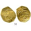 Image 1 : Bogota, Colombia, cob 2 escudos, Philip IV, 1635(A), from the "Mesuno hoard" (ca. 1636). S-B20; KM-4