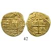 Image 1 : Bogota, Colombia, cob 2 escudos, 1672R, very rare with full and bold date. S-B21a; KM-14.1; CT-144.