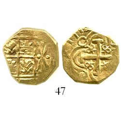 Bogota, Colombia, cob 2 escudos, 1712, from the 1715 Fleet, ex-Tampa sale, pedigreed to the Bob "Fro