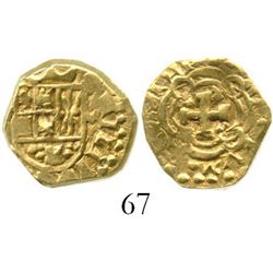 Bogota, Colombia, cob 1 escudo, (17)41M, clear date rendered as REX.41 (unique). S-B26; KM-22; CT-54