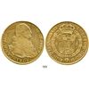 Image 1 : Potosi, Bolivia, bust 8 escudos, Charles IV, 1806PJ. CT-113; KM-81. 26.9 grams. Lustrous XF/AU, a fe