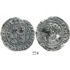 Image 1 : Mexico City, Mexico, 2 reales, Charles-Joanna, "Late Series," M to left, G to right. Nesmith-49; S-M