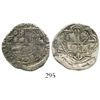 Image 1 : Potosi, Bolivia, cob 2 reales, Philip II, assayer B (5th period), borders of x's, Grade 1. S-P14; KM