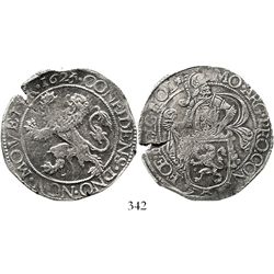 Holland, United Netherlands, "lion" daalder, 1623. KM-17. 26.8 grams. Lustrous, well-defined AU deta
