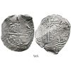 Image 1 : Potosi, Bolivia, cob 8 reales, 1670E. S-P37b; KM-26; CT-345. 18.7 grams. Full cross, full crown and