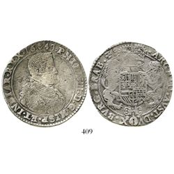 Brabant (Antwerp mint), Spanish Netherlands, portrait ducatoon, Philip IV, 1647. KM-72.1. 32.0 grams