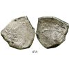 Image 1 : Mexico City, Mexico, cob 8 reales, 1714J. S-M22; KM-47; CT-743. 24.7 grams. Very thick flan, with bo