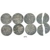 Image 1 : Lot of 4 Zeeland, United Netherlands, 2 stuivers, 1724. KM-59. 5.3 grams total. Thin but well-detail