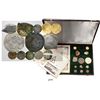 Image 1 : Original promotional set in leather case consisting of two Dutch (Utrecht) gold ducats 1724, three M