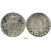 Image 1 : Mexico City, Mexico, pillar 8 reales, Philip V, 1736MF. KM-103; CT-780. 26.7 grams. AU details, brig