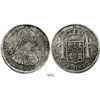 Image 1 : Potosi, Bolivia, bust 8 reales, Charles IV, 1793PR. KM-73; CT-714. 26.7 grams. Very broad, bold exam