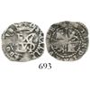 Image 1 : Lima, Peru, cob 1/2 real, Philip II, assayer Diego de la Torre, oD to left, * to right of monogram.