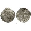 Image 1 : Potosi, Bolivia, cob 8 reales, Philip II, assayer RL. S-P13; KM-5.1; CT-159. 27.4 grams. Excellent f
