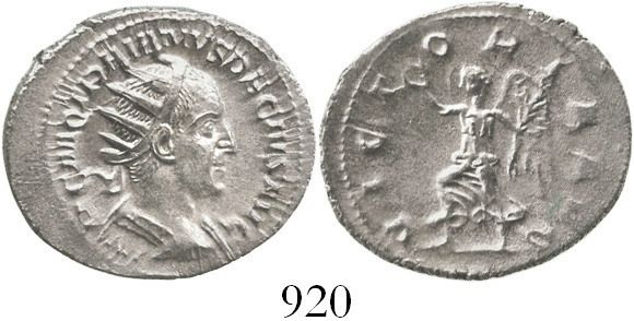 Roman Empire, AR antoninianus, Trajan Decius, 249-251 AD. RIC 29c. 3.8 ...