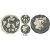 Image 1 : Argentina (Cordoba), 1/4 real, 1840P-P, Type I. Janson-18.1.1; KM-2.2. 0.7 gram. Fine / VG with dark