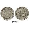 Image 1 : Bogota, Colombia (Cundinamarca), 1 real, 1821JF, mintmark with dot under A. Restrepo-152.1; KM-B9. 2