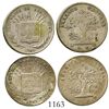 Image 1 : Lot of 2 Costa Rica 25 centavos, 1865GW, one missing the "s" in the fineness. KM-106. 12.3 grams tot